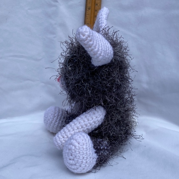 Handmade Furry Crocheted Rabbit - Picture 5 of 7